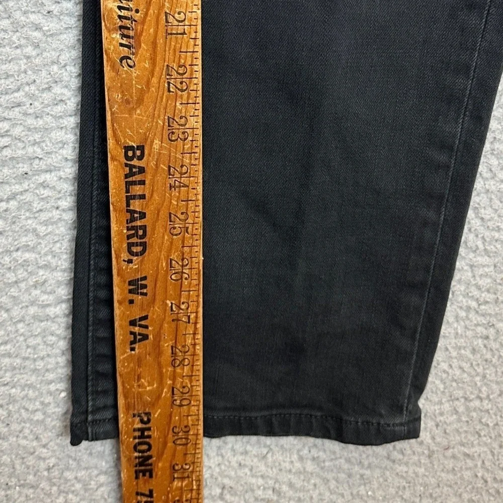 Bonobos Jeans Mens 35X30 Black Slim Fit Straight Leg Dark Wash Stretch Denim